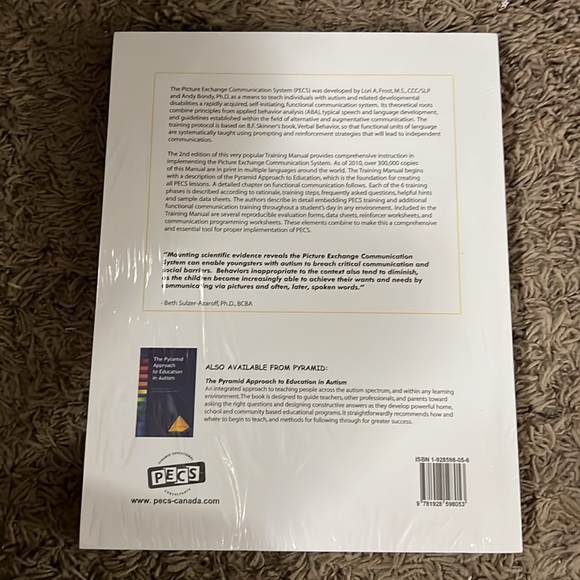 2 Autism manuals - PECS unopened and Behavioral Intervention For Young Children. - Picture 5 of 7